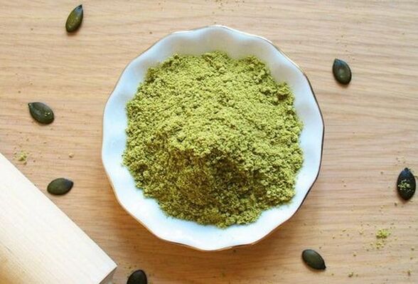 Pumpkin powder is used to treat prostatitis